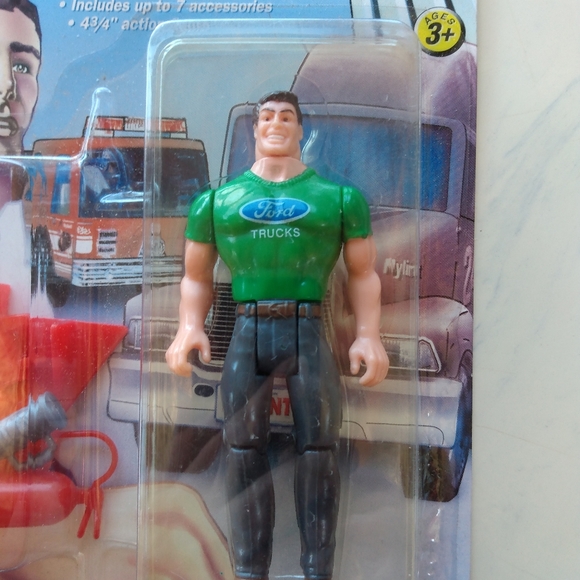Vintage Nylint Ford Trucks Men of Steel Action Figure 1999 - Picture 4 of 5